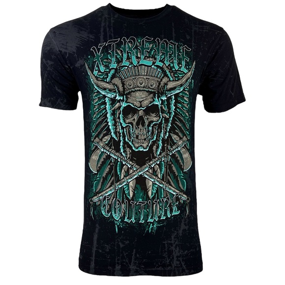 Xtreme Couture By Affliction Men's T-shirt Wanderer - Picture 1 of 6